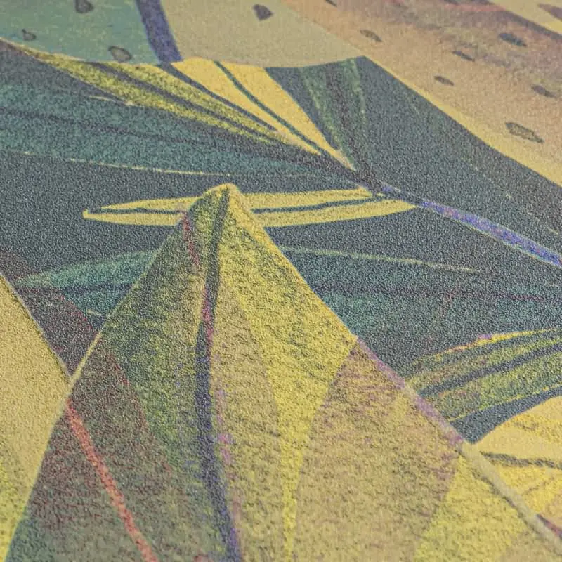 Tropenwald-Tapete mit grafischem Blättermuster livingwalls (KG-175230)