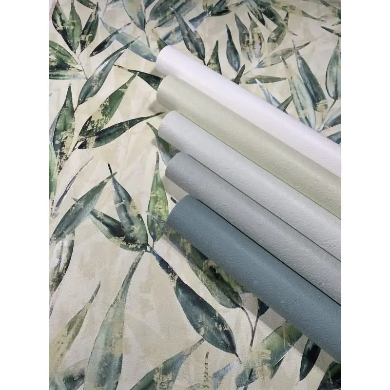 Vliestapete Uni, Struktur Uni Modern matt in Grün Novamur (KG-175271)