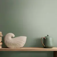 Vliestapete Uni, Struktur Uni Modern matt in Gr&uuml;n...