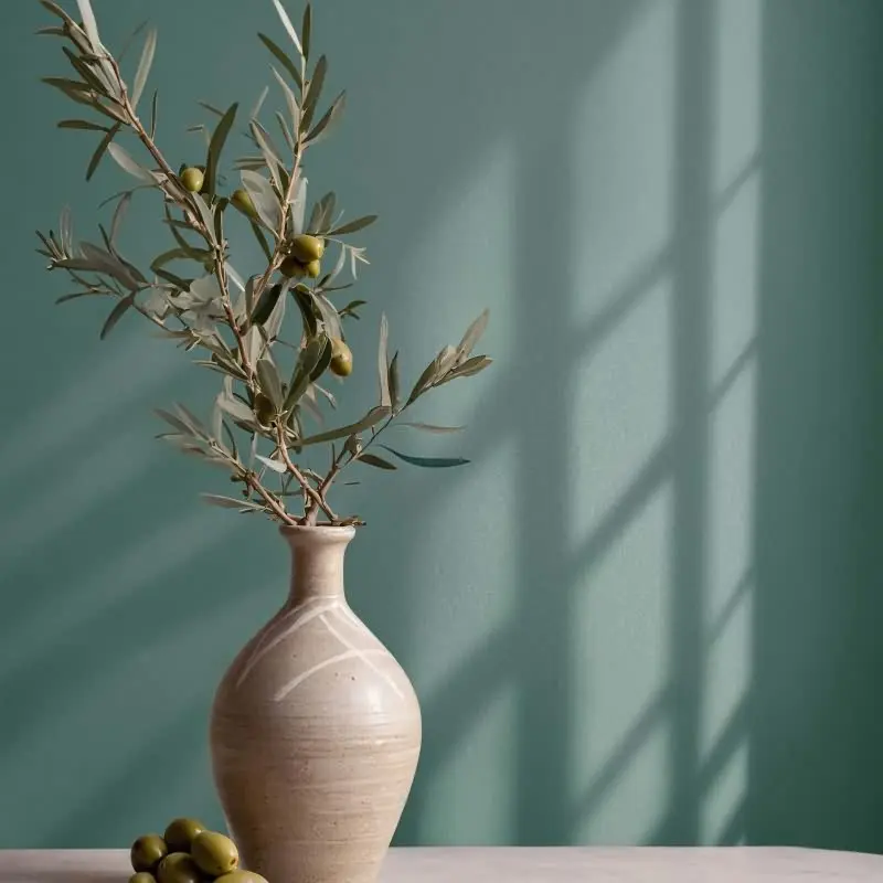 Vliestapete Uni, Struktur Uni Modern matt in Grün Novamur (KG-175272)