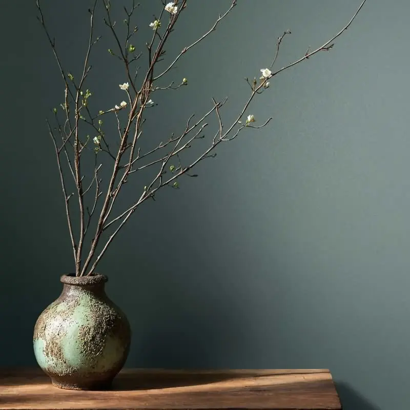 Vliestapete Uni, Struktur Uni Modern matt in Grün Novamur (KG-175272)