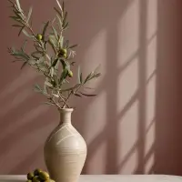 Vliestapete Uni, Struktur Uni Modern matt in Braun...