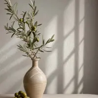 Vliestapete Uni, Textil Uni Klassisch in Beige Novamur...