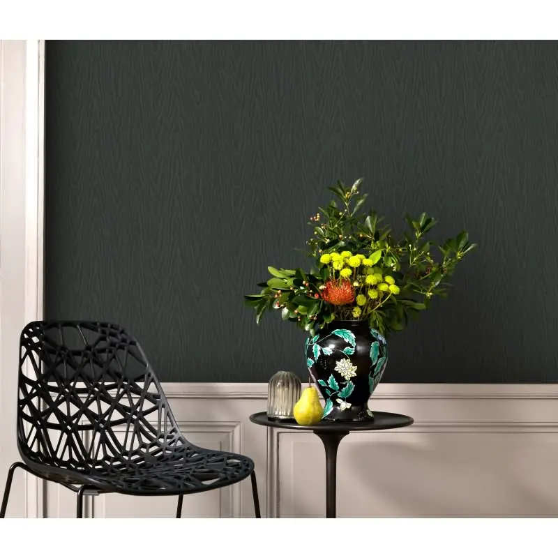 Tapete Schwarz, Anthrazit Erismann Vinyltapete (KG-175412)