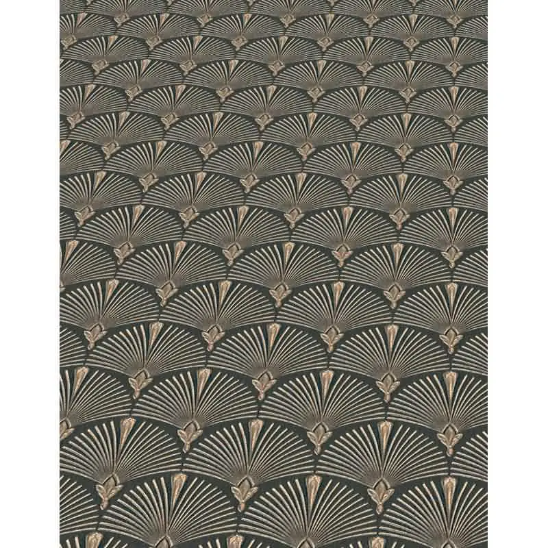 Tapete Schwarz, Anthrazit Erismann Vinyltapete (KG-175417)