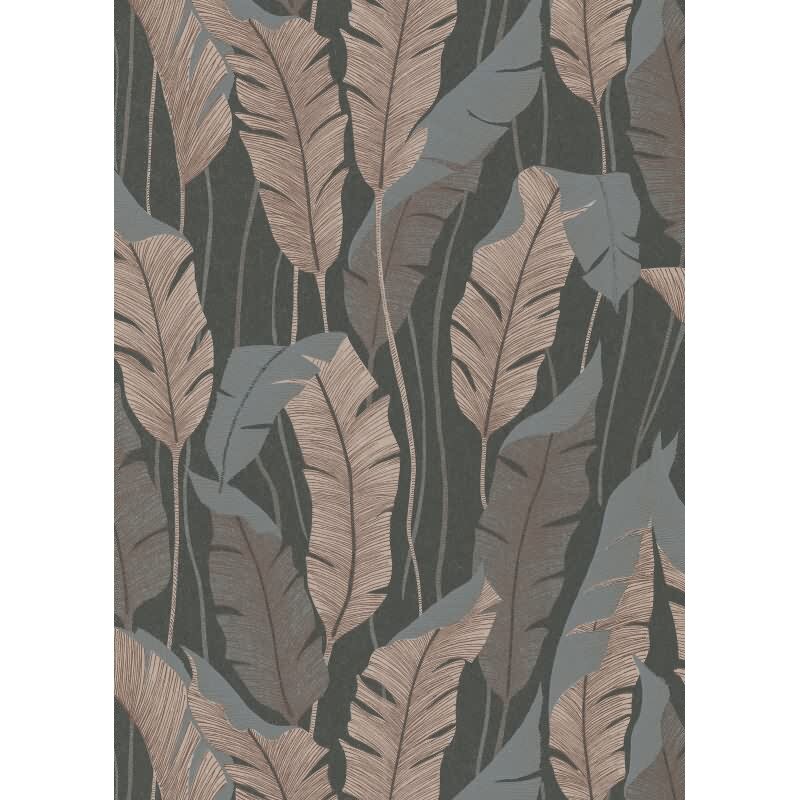 Tapete Schwarz, Anthrazit Erismann Vinyltapete (KG-175429)