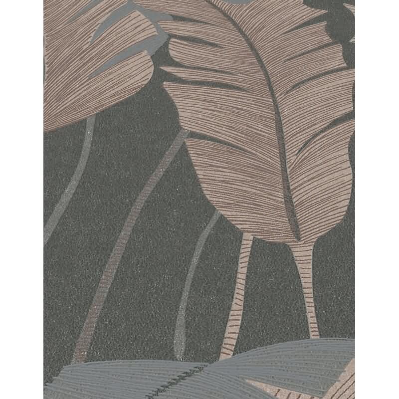 Tapete Schwarz, Anthrazit Erismann Vinyltapete (KG-175429)