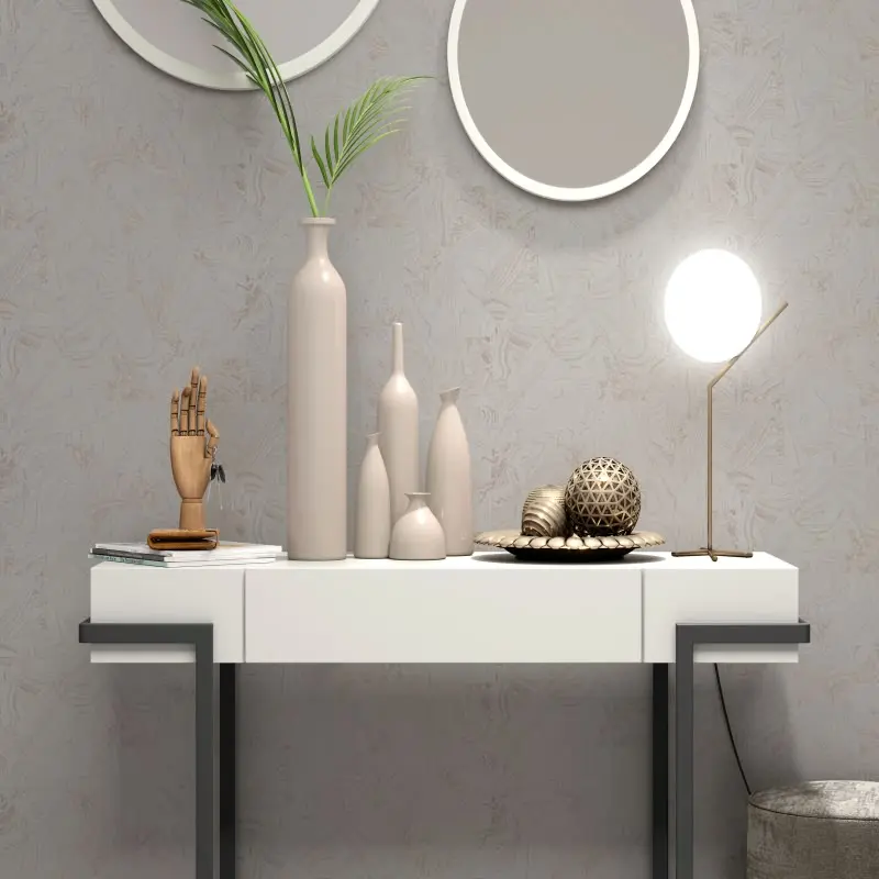 Tapete Grau, Silber Erismann Vinyltapete (KG-175433)