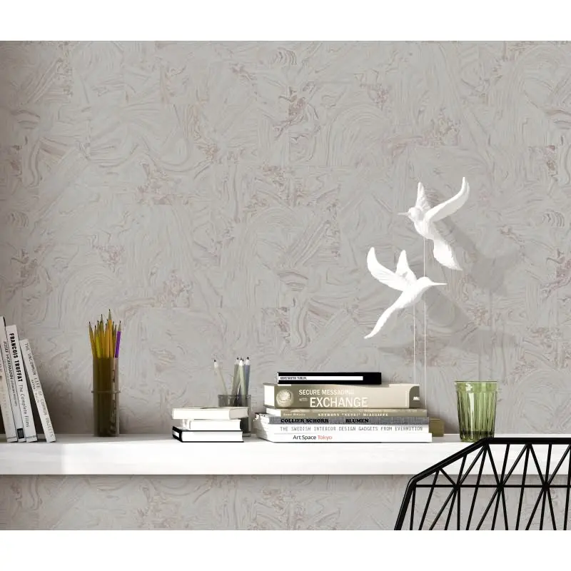 Tapete Grau, Silber Erismann Vinyltapete (KG-175433)