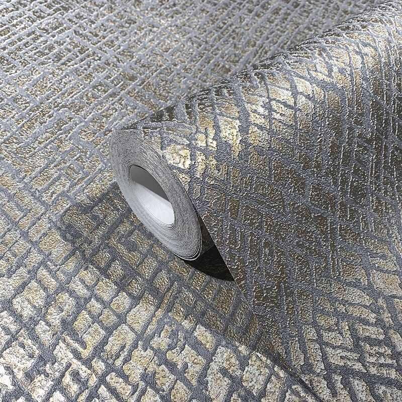 Tapete Grau, Silber Papis Loveday Vliestapete (1039623)