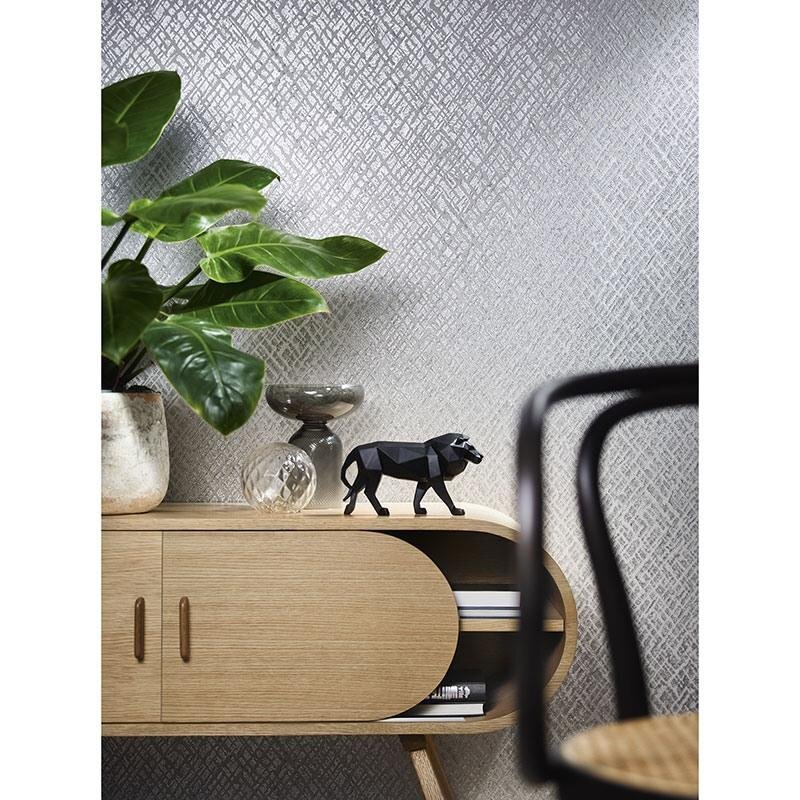 Tapete Grau, Silber Papis Loveday Vliestapete (1039622)