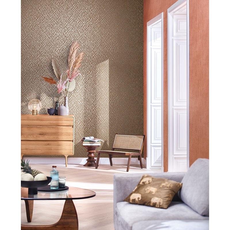 Tapete Gold, Kupfer Papis Loveday Vliestapete (1039620)