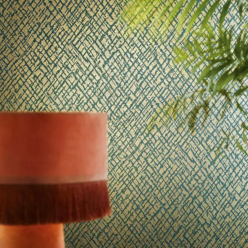 Tapete Gold, Kupfer, Grün Papis Loveday Vliestapete (1039618)