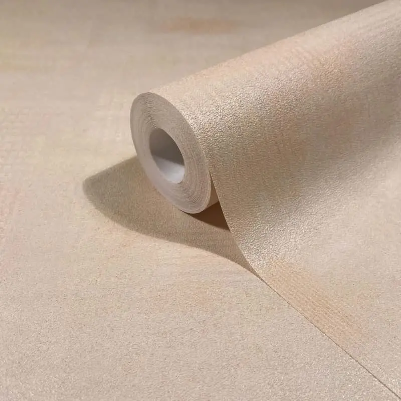 Vliestapete Putzoptik, Betonoptik Uni Geometrisch matt in Beige für Wohnzimmer, Schlafzimmer, Büro (KG-175485)