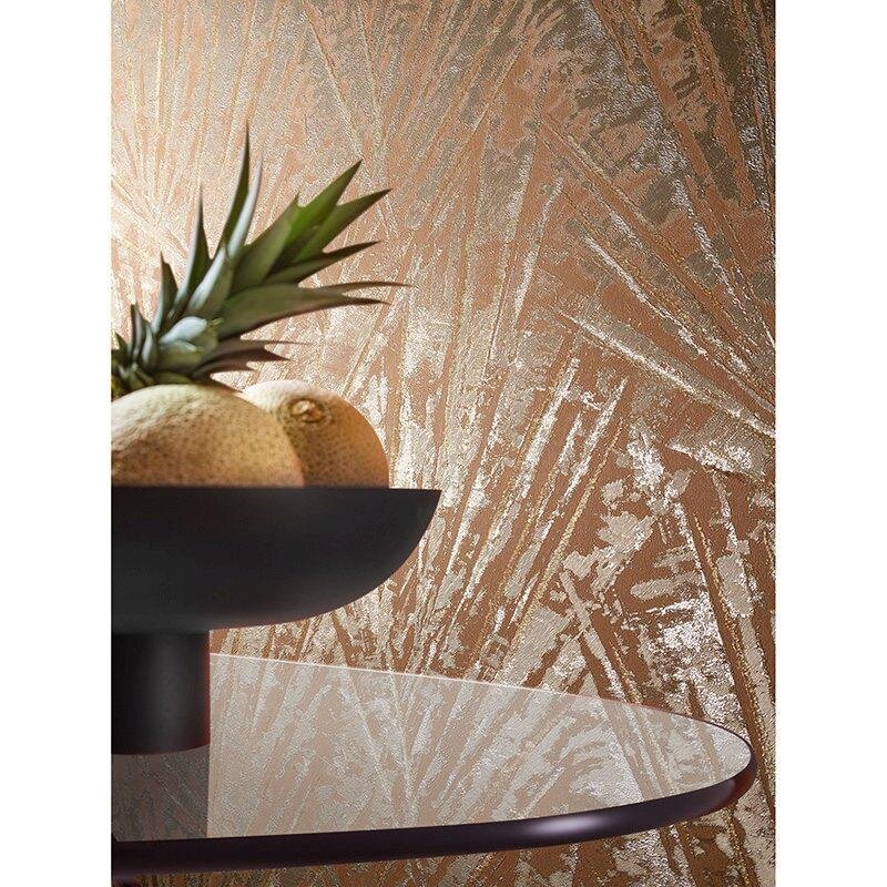 Tapete Gold, Kupfer, Orange, Terrakotta Papis Loveday Vliestapete (1039609)