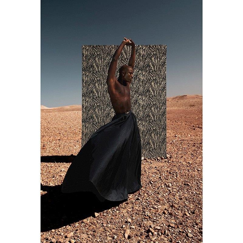 Tapete Gold, Kupfer, Schwarz, Anthrazit Papis Loveday Vliestapete (1039607)