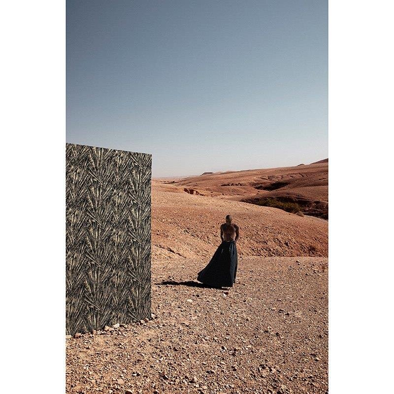 Tapete Gold, Kupfer, Schwarz, Anthrazit Papis Loveday Vliestapete (1039607)