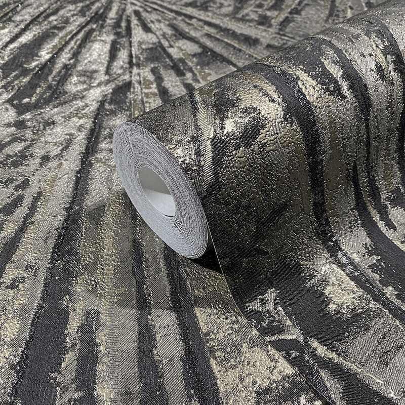 Tapete Gold, Kupfer, Schwarz, Anthrazit Papis Loveday Vliestapete (1039607)