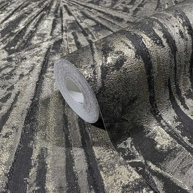 Tapete Gold, Kupfer, Schwarz, Anthrazit Papis Loveday Vliestapete (1039607)