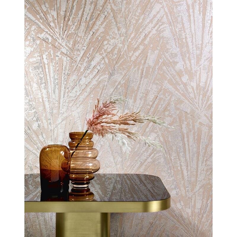 Tapete Grau, Silber, Rosa, Rose Papis Loveday Vliestapete (1039604)