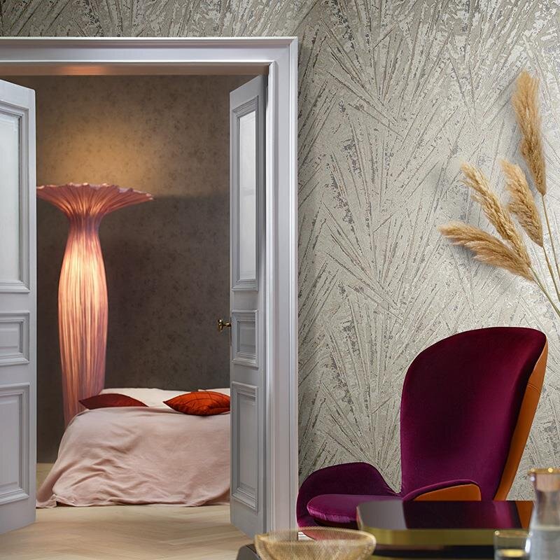 Tapete Beige, Creme, Grau, Silber Papis Loveday Vliestapete (1039603)