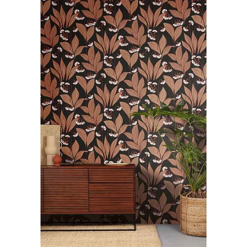 Tapete Braun, Schwarz, Anthrazit MASUREEL Vliestapete (1039579)