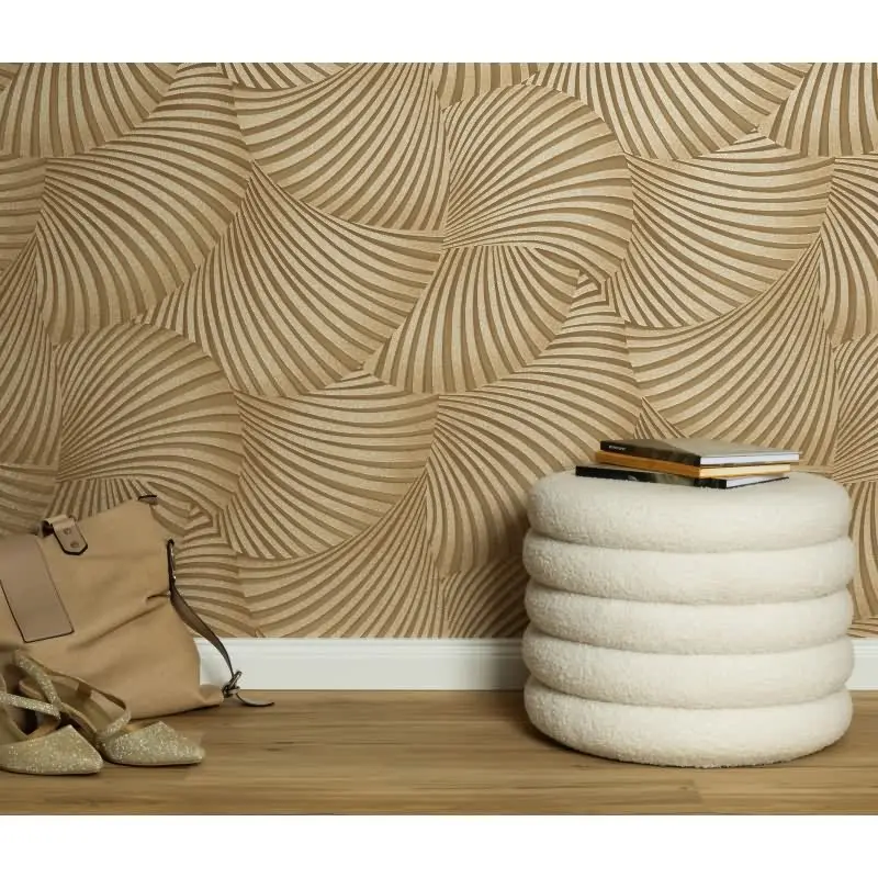 Tapete Gold, Kupfer Erismann Tapete (KG-175745)