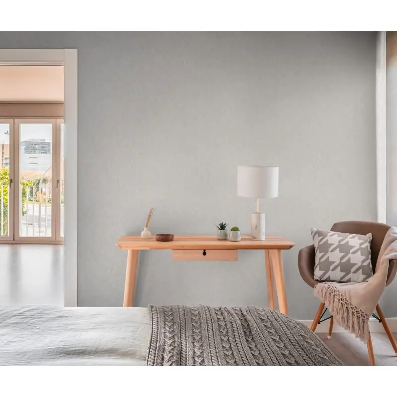 Strukturtapete Fischgrät Grau Weiß - Vliestapete mit Struktur - Modern & zeitlos (KG-175797)