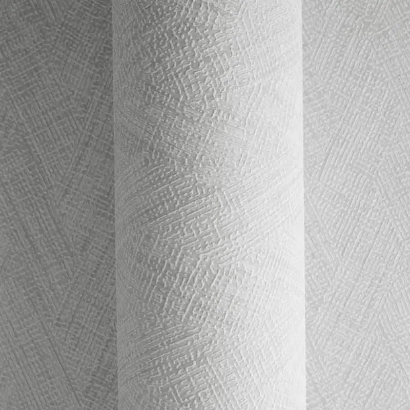 Strukturtapete Fischgrät Grau Weiß - Vliestapete mit Struktur - Modern & zeitlos (KG-175797)