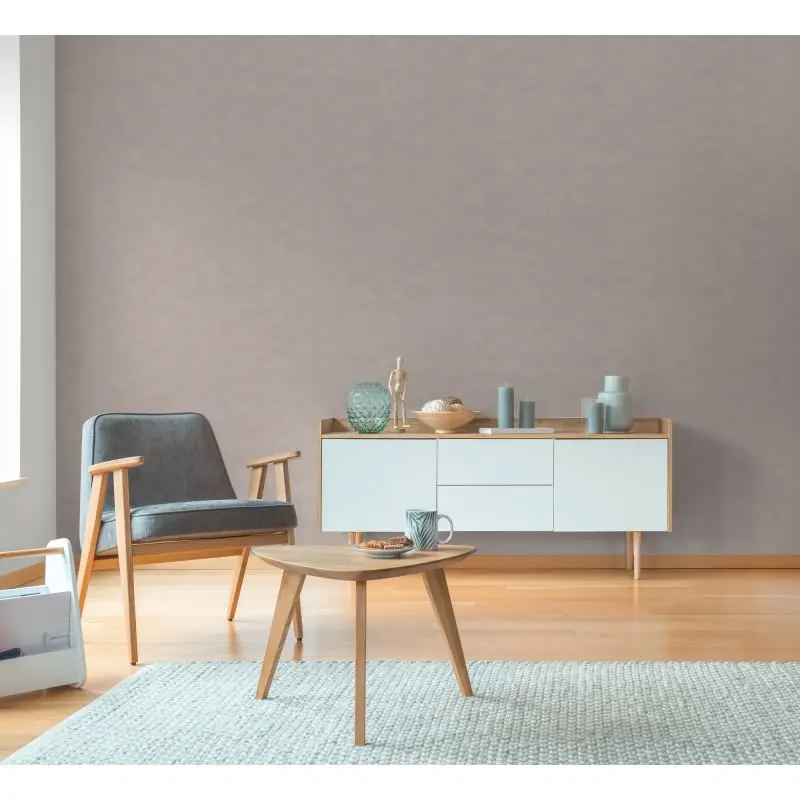 Kreis-Muster-Tapete Rosa Silber - Struktur Vliestapete dezent glänzend modern (KG-175803)