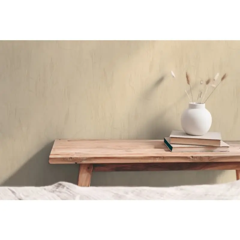 Gräser-Tapete Warmbeige Sand - Vliestapete mit Naturdesign in Leinenoptik (KG-175808)