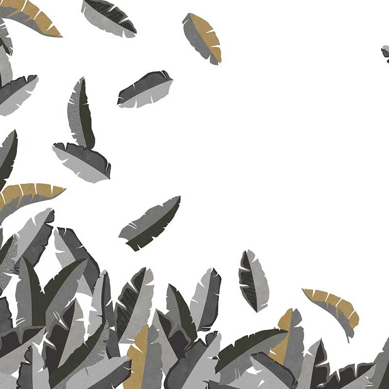 Digitaldruck-Tapete Grau, Silber, Weiß Rasch (1039555)