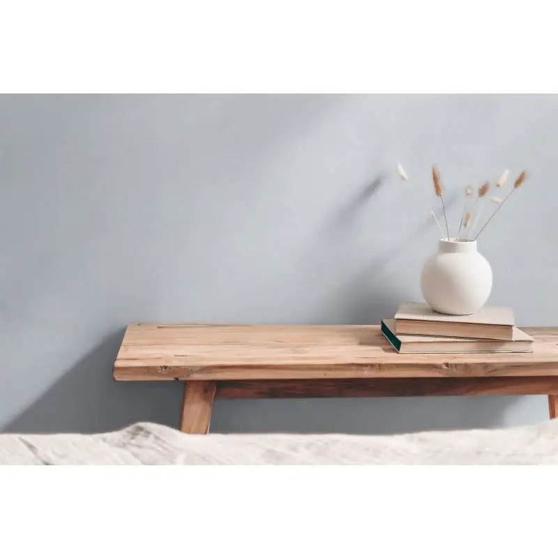 Unitapete in Leinenoptik Hellblau - Vliestapete strukturiert modern dezent (KG-175828)