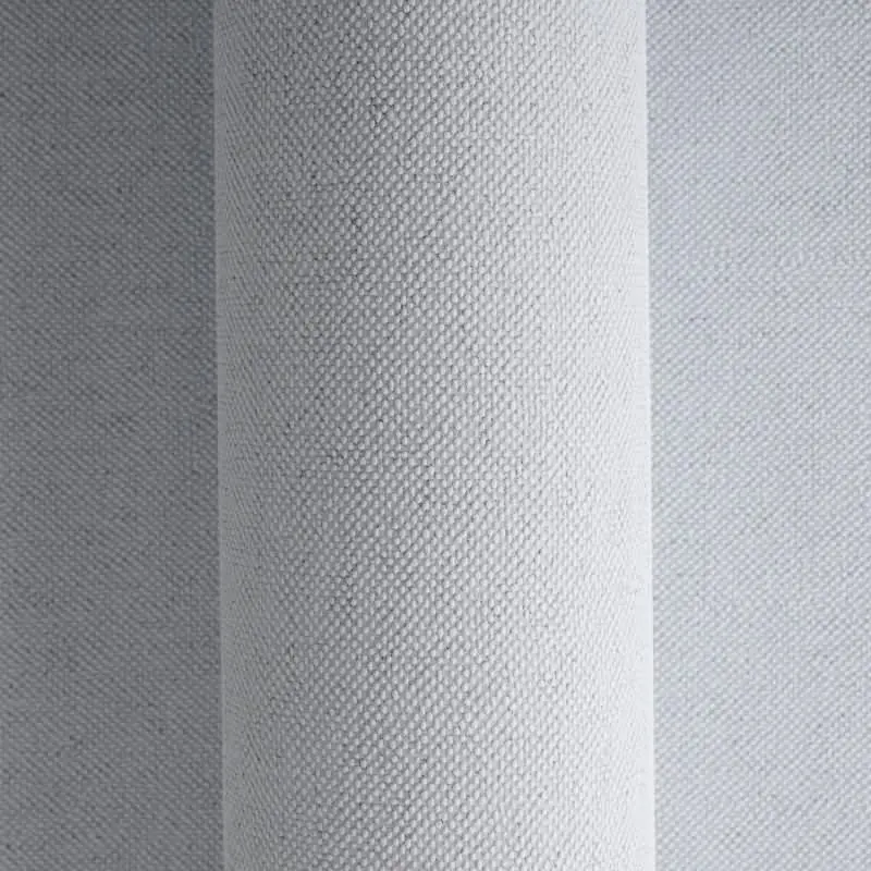 Unitapete in Leinenoptik Hellblau - Vliestapete strukturiert modern dezent (KG-175828)