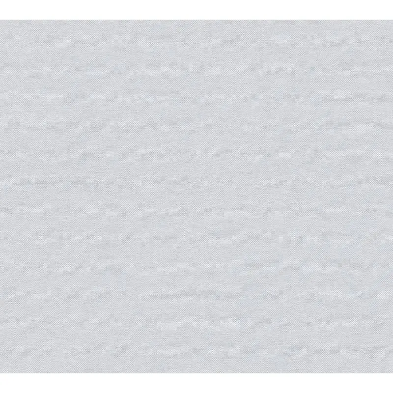 Unitapete in Leinenoptik Hellblau - Vliestapete strukturiert modern dezent (KG-175828)
