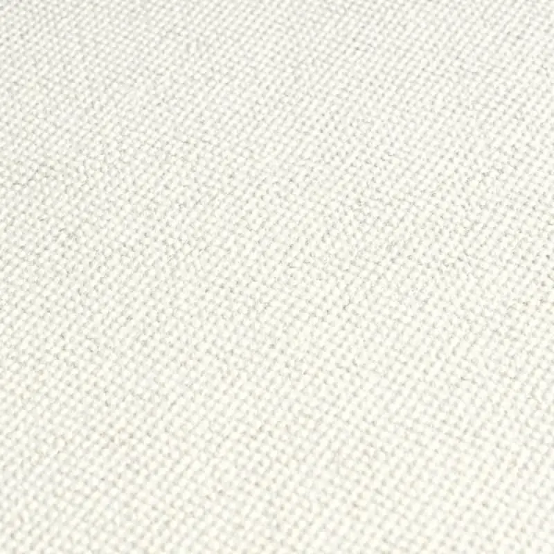 Unitapete in Leinenoptik Naturweiß - Vliestapete mit natürlicher Struktur (KG-175830)