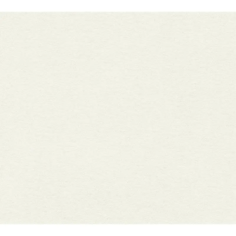 Unitapete in Leinenoptik Naturweiß - Vliestapete mit natürlicher Struktur (KG-175830)