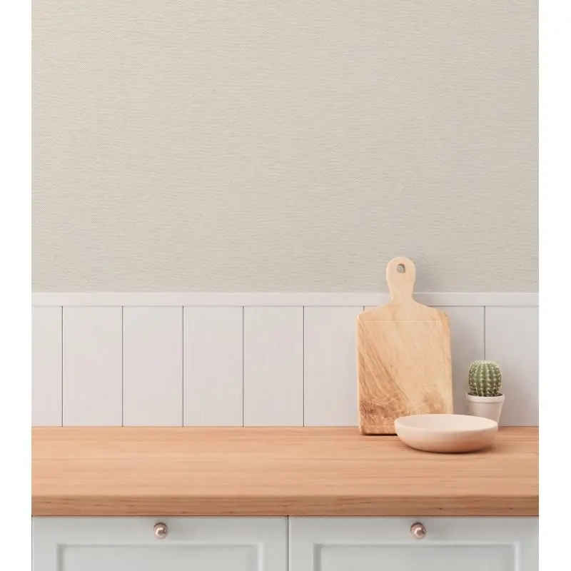 Unitapete in Leinenoptik Sandstone - dezente Vliestapete in Sand-Beige (KG-175835)