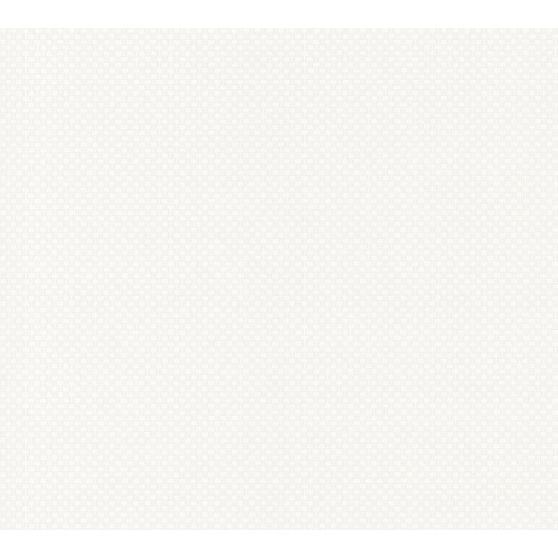 Unitapete mit feinem Strukturmuster Weiß - Dezente Vlies Tapete modern (KG-175844)