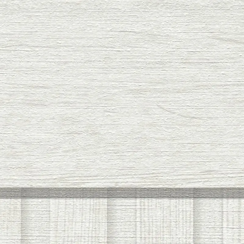 Sockeltapete in Holzoptik Weiß Creme - Wandpaneel hell vertikal - Vliestapete modern (KG-175864)
