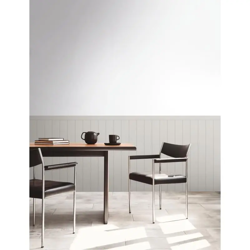 Sockeltapete in Holzoptik Hellblau Grau - Wandpaneel mit Struktur - Vliestapete modern (KG-175869)