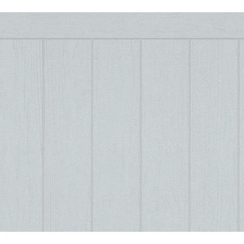 Sockeltapete in Holzoptik Hellblau Grau - Wandpaneel mit Struktur - Vliestapete modern (KG-175869)
