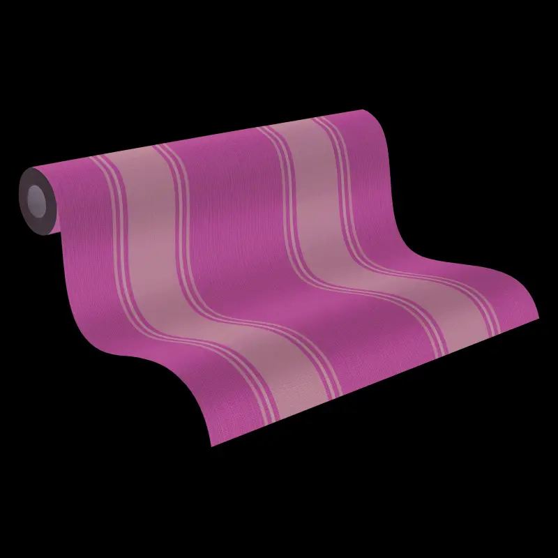 Vliestapete mit dunkelgrünen Streifen auf grünem Hintergrund (KG-175906)