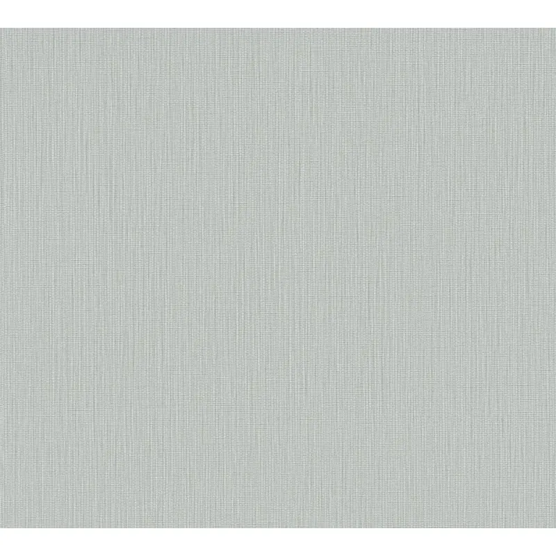 Vliestapete in Hellblau-Grau mit feiner Textiloptik (KG-175927)