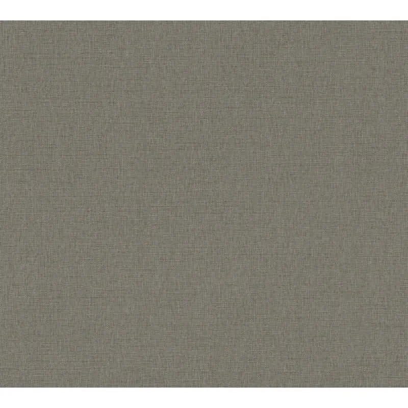 Vliestapete in Anthrazit mit textiler Leinenoptik (KG-175932)