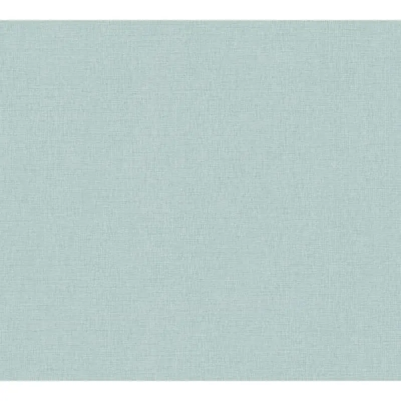 Vliestapete in Hellblau mit zarter Leinenstruktur (KG-175937)