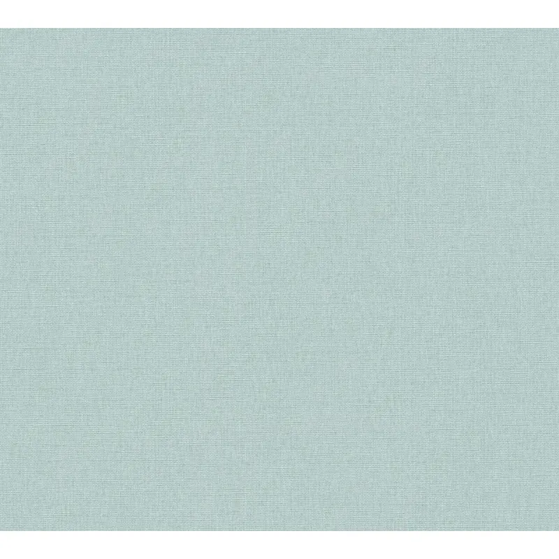 Vliestapete in Hellblau mit zarter Leinenstruktur (KG-175937)
