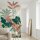 Fototapete Blätter, Dschungel Floral Vliestapete Natur, Dschungel matt in Grün für Wohnzimmer, Schlafzimmer, Büro (KG-175951)