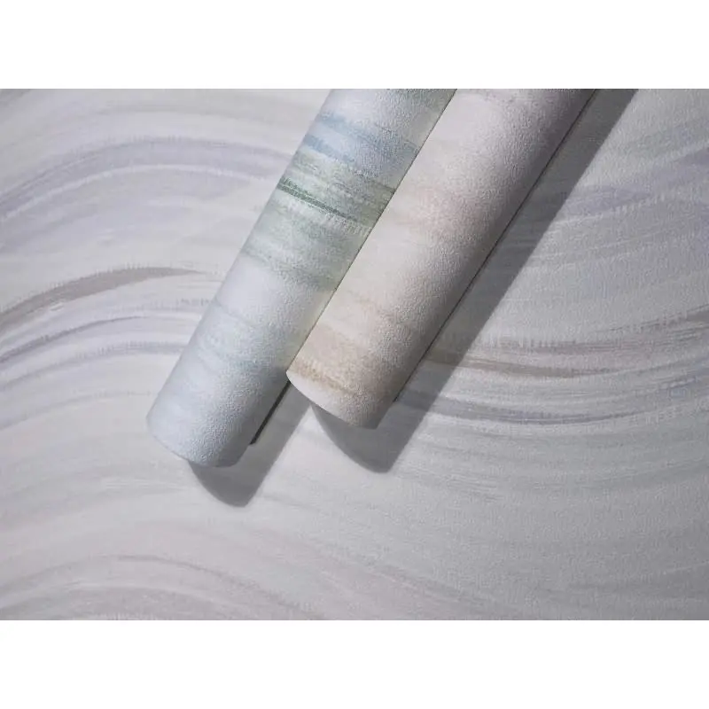 Vliestapete Wellen, Streifen Grafisch Modern matt in Weiß für Wohnzimmer, Schlafzimmer, Küche (KG-175967)