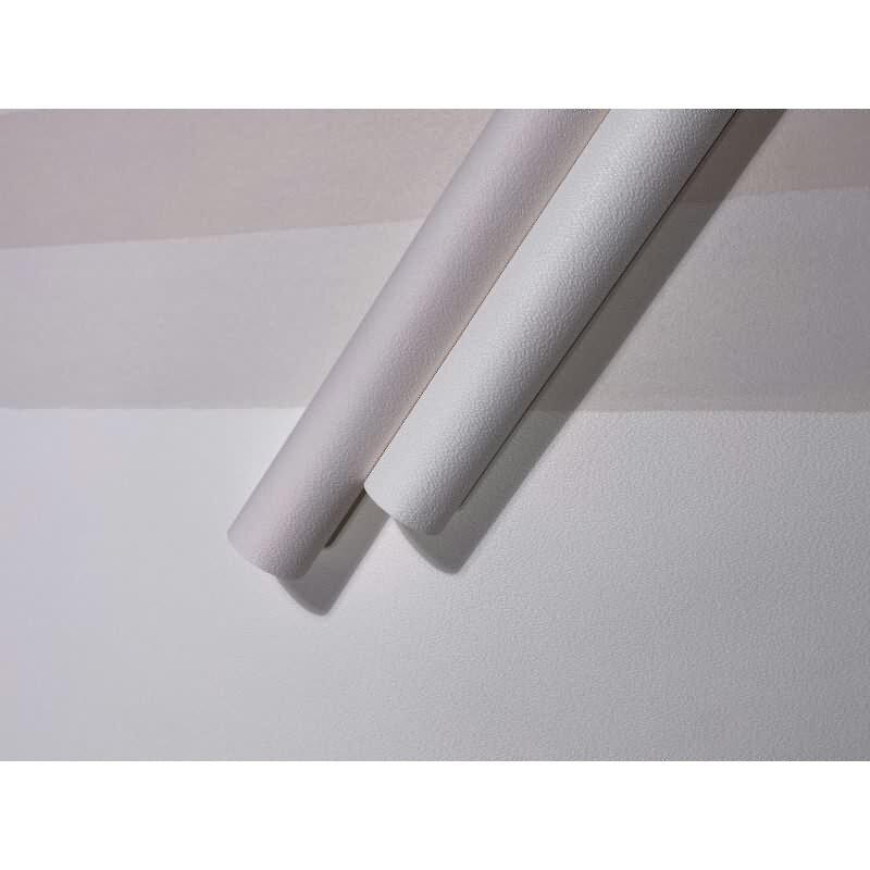 Vliestapete Strukturiert Uni Modern matt in Weiß für Wohnzimmer, Schlafzimmer, Küche, Büro (KG-175971)